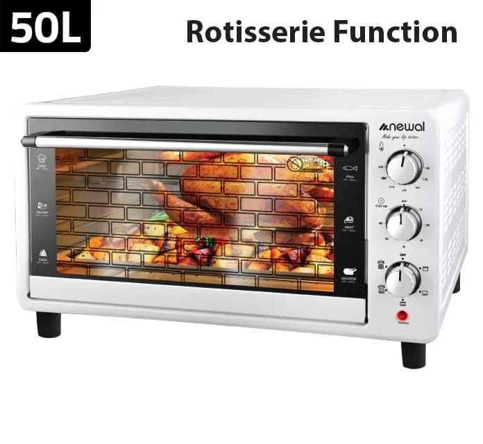 فرن كهربائي صغير نيوال MOV-1650/01 بسعة 45 لتر وتصميم مدمج