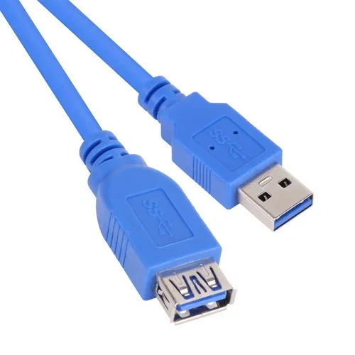 كابل VCOM USB 3.0 AM/MIR لنقل البيانات للأجهزة الخارجية 0.5 متر أزرق 210195