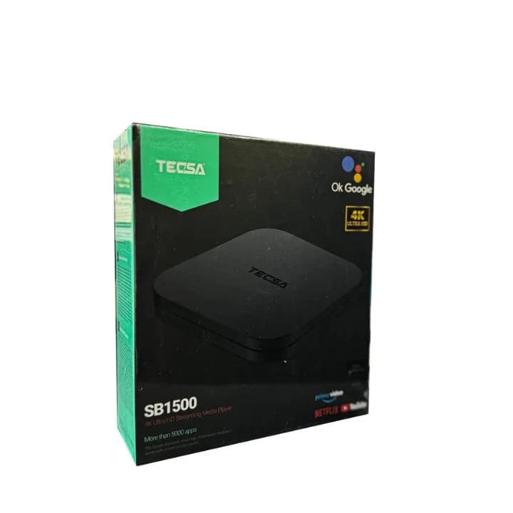 تي في بوكس أندرويد 12 مع 4K وكروم كاست - TECSA-SB1500