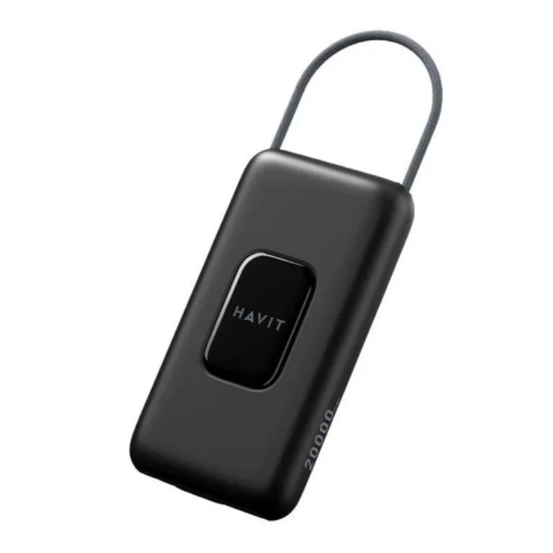 شاحن طوارئ Havit PB35 بسعة 20000mAh وطاقة 22.5W - أسود - 6598