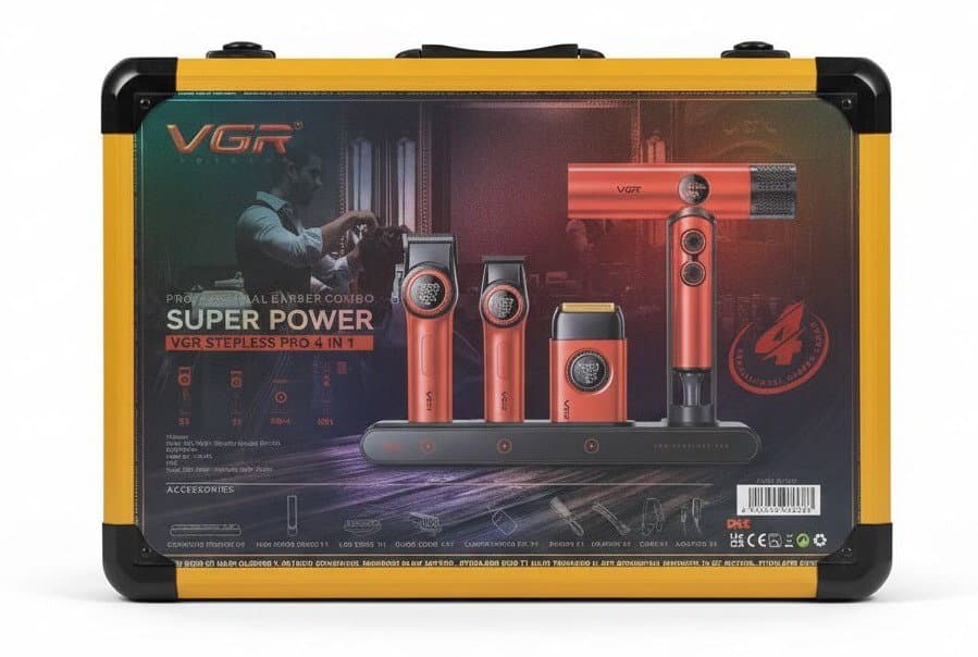 احترافي متكامل للعناية الشخصية والحلاقة من VGR Steples