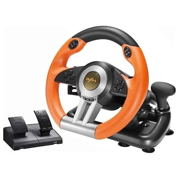 عجلة قيادة بي إكس إن PXN-V3-Pro-Steering متعددة المنصات مع اهتزاز واقعي