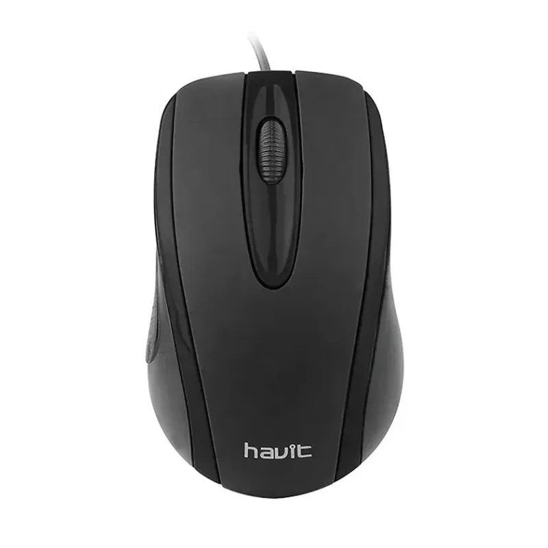 ماوس سلكي بصري Havit HV-MS753 أسود/رمادي مع تصميم مريح ودقة 1000DPI HV-MS753-Black+Grey