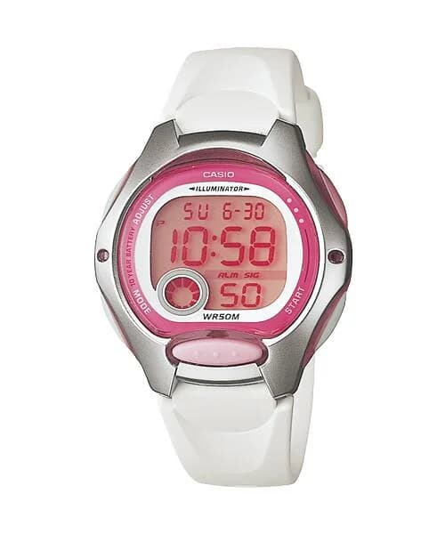 ساعة يد صغيرة وخفيفة مقاومة للماء حتى 50 متر من CASIO LW-200-7AVDF