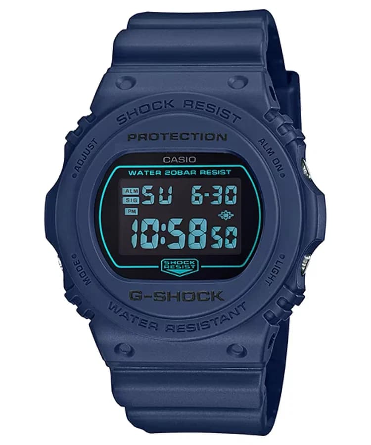 ساعة يد رقمية مقاومة للصدمات من كاسيو G-Shock DW-5700BBM-2DR