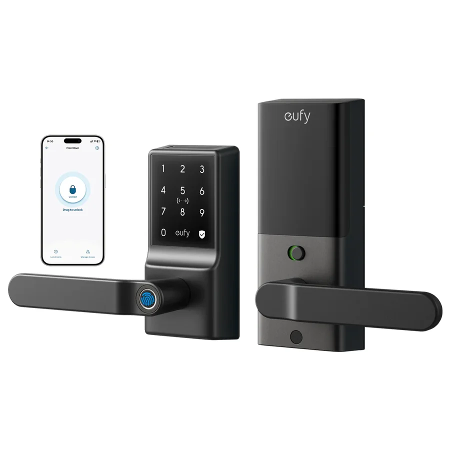 قفل ذكي eufy Smart Lever Lock C33 أسود - 6798