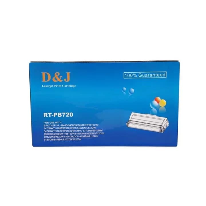 كارتج حبر عالي الجودة متوافق مع طابعات Brother - RT-PB720