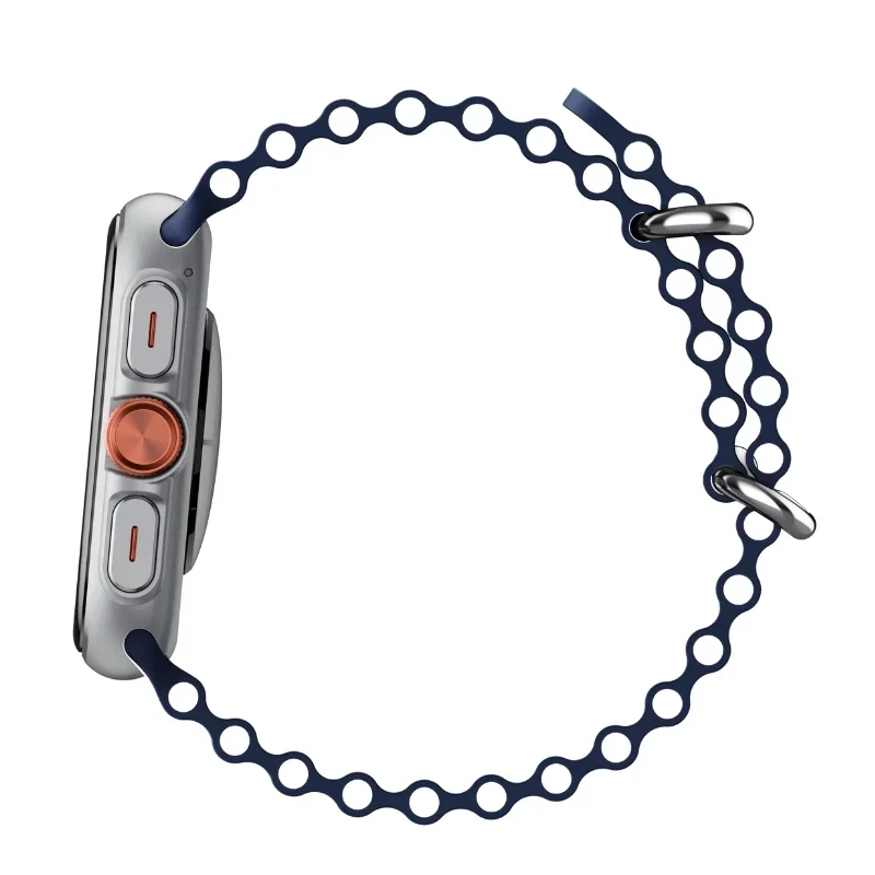 ساعة ذكية Havit M9068 Blue+silver بشاشة AMOLED ومزايا رياضية — 2