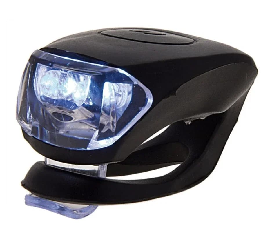 ضوء دراجة سيليكون LED مزدوج عالي الجودة للاستخدام الليلي — 2
