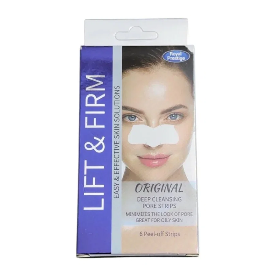 شرائط تنظيف المسام العميق للأنف بالفحم Lift & Firm Original Deep Cleansing Pore Strips 7592