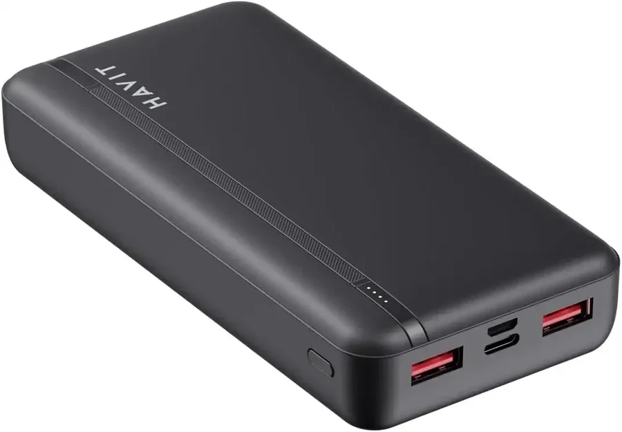 باور بنك Havit PB92 بسعة 20000mAh وطاقة 22.5W - أسود - PB92-black