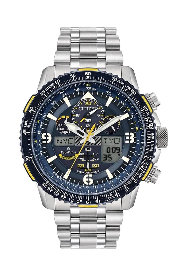 ساعة يد رجالية أنيقة من CITIZEN JY8078-52L بتقنية Eco-Drive ومقاومة للماء حتى 200 متر