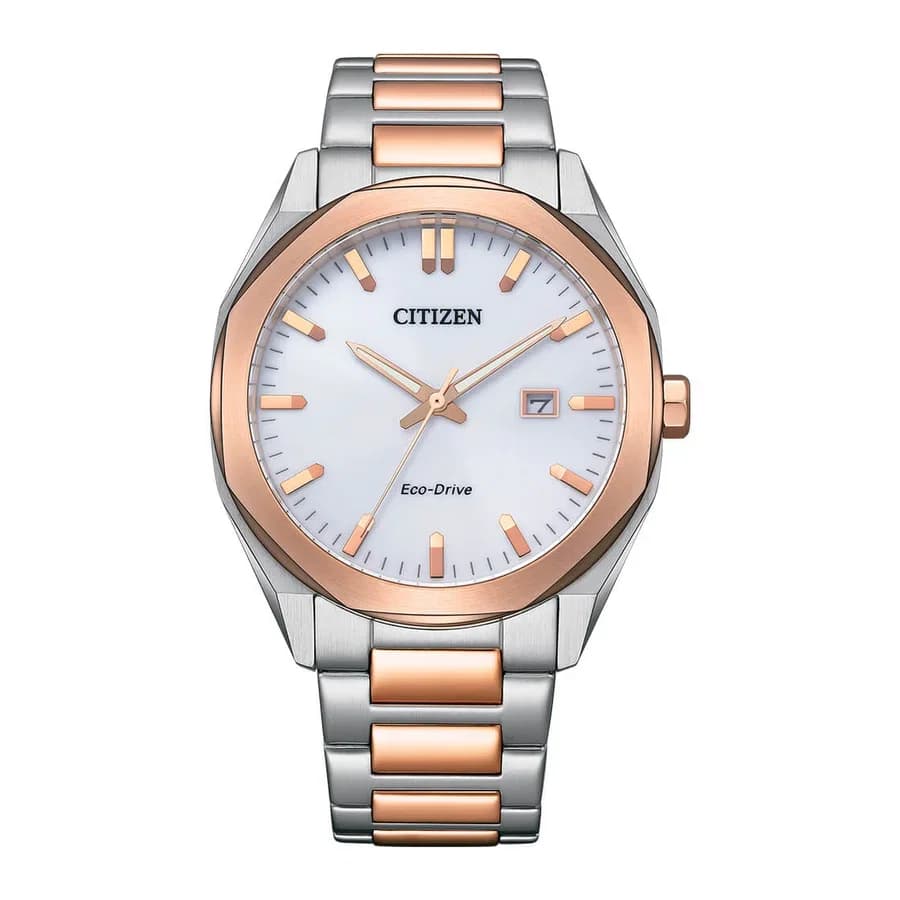 ساعة يد أنيقة بتقنية Eco-Drive من Citizen - BM7606-84A