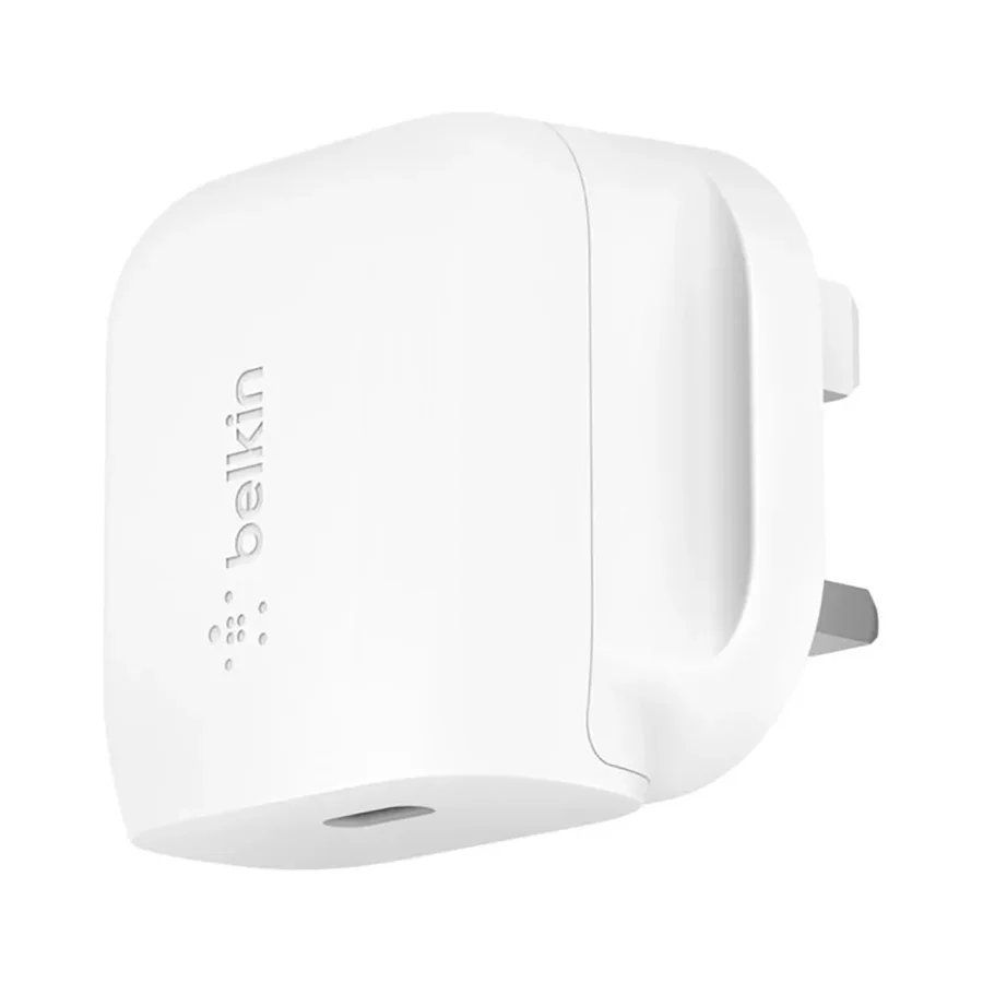 شاحن جداري BELKIN بقوة 20 واط بتقنية PPS أبيض 2079