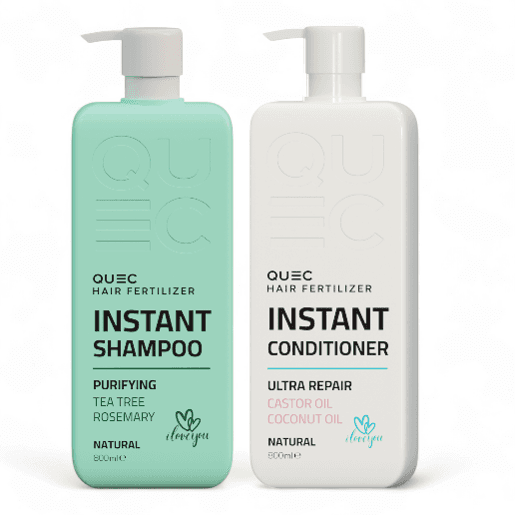 QUEC KIT INSTANT PURIFYING HAIR-SHAMPOO CONDITIONER شامبو الشعر من كويك — 3