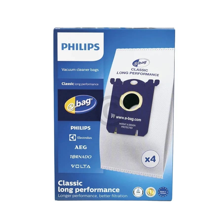 أكياس غبار للاستعمال مرة واحدة من Philips - 4 قطع - FC802103