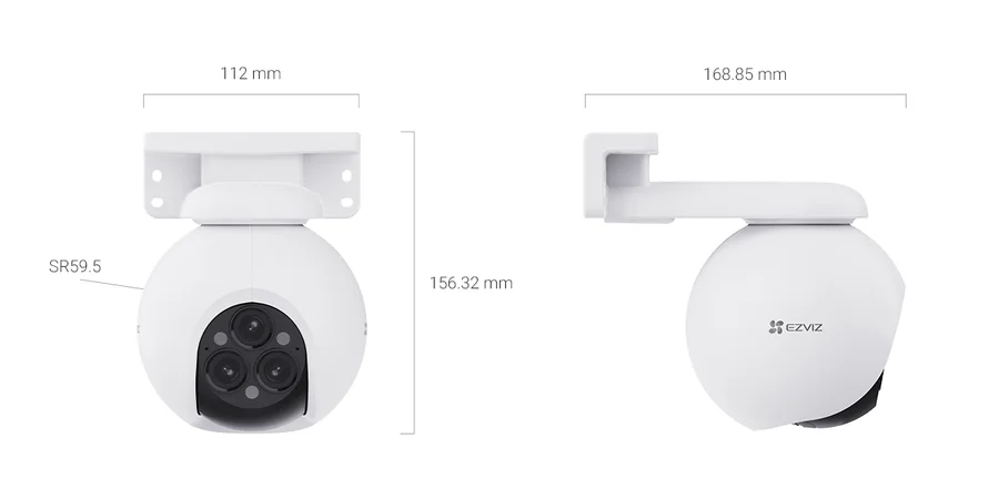 كاميرا مراقبة ذكية خارجية بدقة 4MP+4MP+4MP مع رؤية ليلية ملونة - EZVIZ23 — 3
