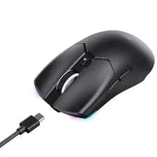 ماوس ألعاب لاسلكي Havit MS974WB-black مع DPI يصل إلى 12000 وإضاءة RGB