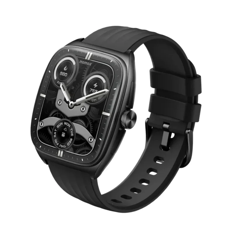 ساعة ذكية Momax 1-WEAR Curvex بشاشة AMOLED ومزايا رياضية 9018