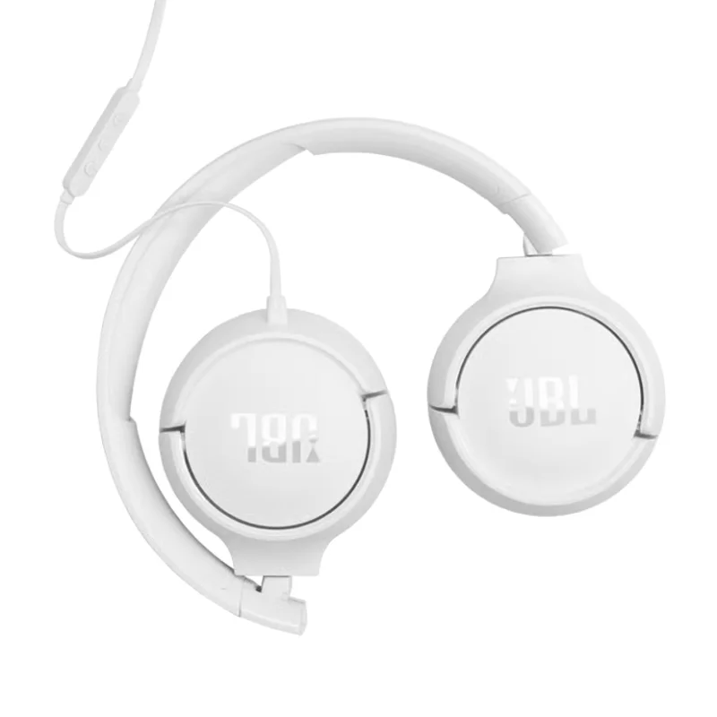 سماعة JBL Tune 520C USB-C سلكية على الأذن بيضاء - 200006757