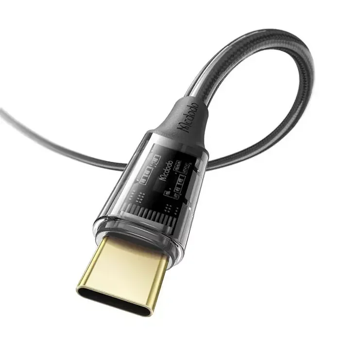 كيبل بيانات شفاف USB-C من Mcdodo بطول 1.8 متر - CA-2092