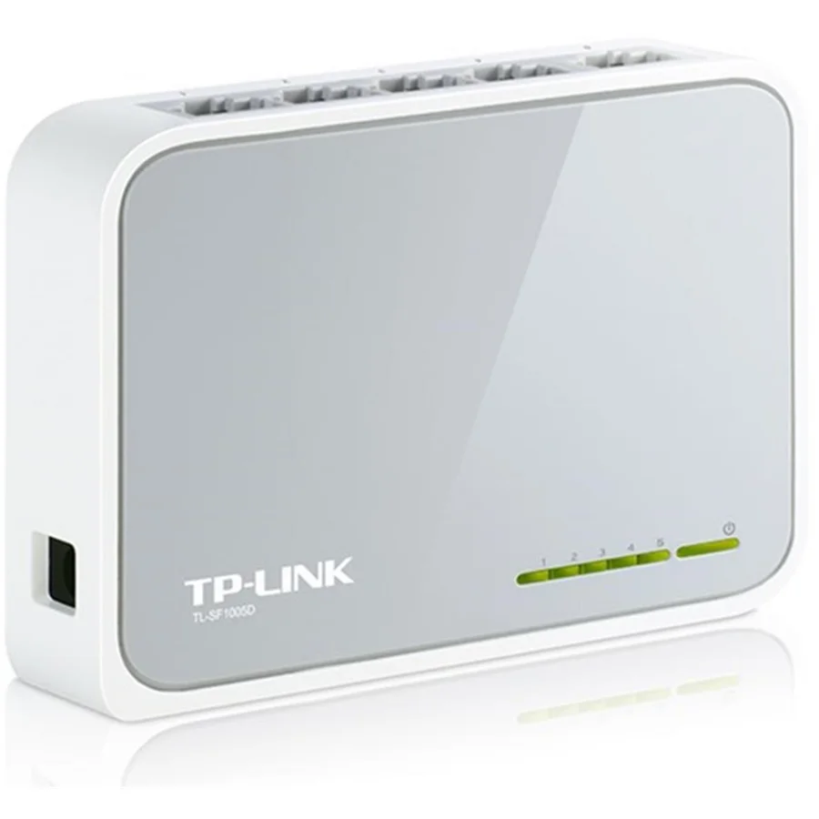 مفتاح شبكة TP-LINK غير مُدار 5 منافذ بسرعة 10/100 TL-SF1005D - 280025 — 2