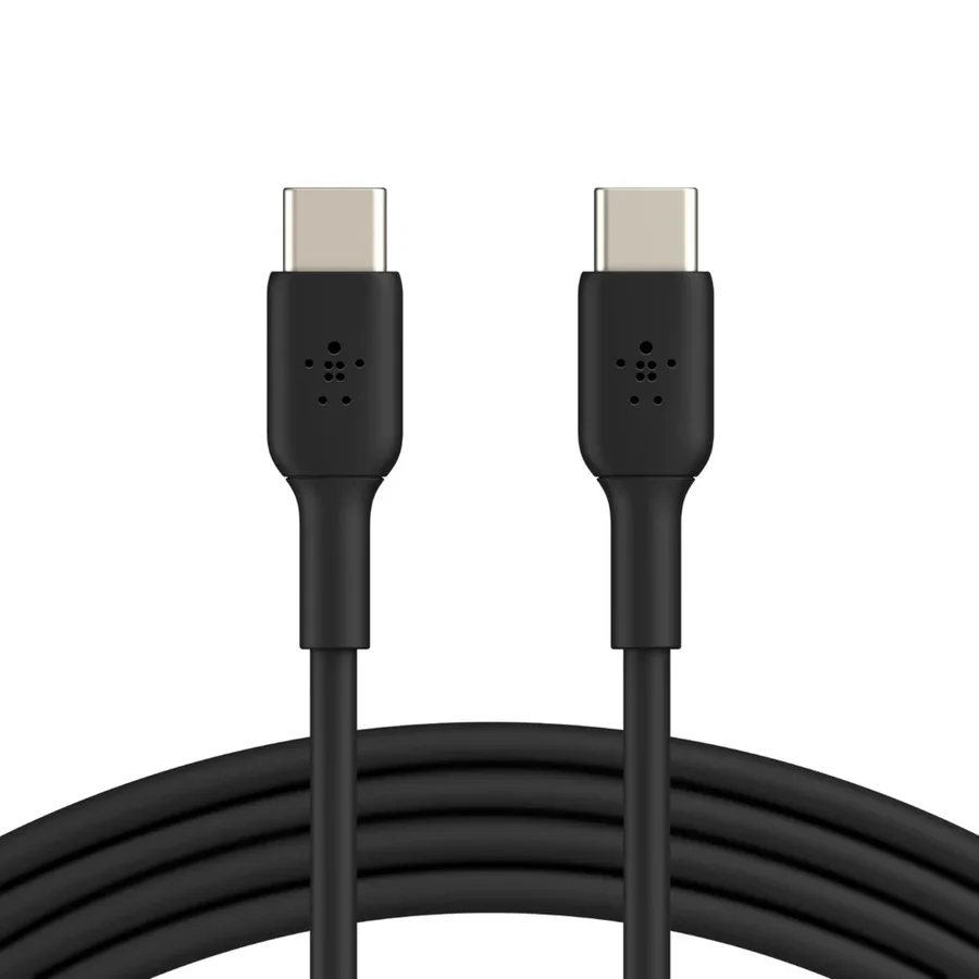كيبل Belkin BoostCharge USB-C إلى USB-C بطول 1 متر، أسود - 2492