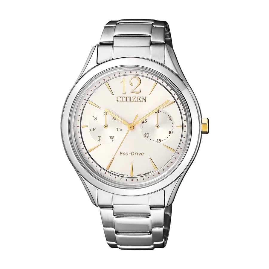 ساعة نسائية أنيقة بتقنية Eco-Drive من سيتيزن - FD4024-87A