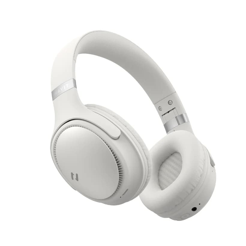 سماعة بلوتوث هافيت H630BT بمنفذ Type-C لون ابيض 6459
