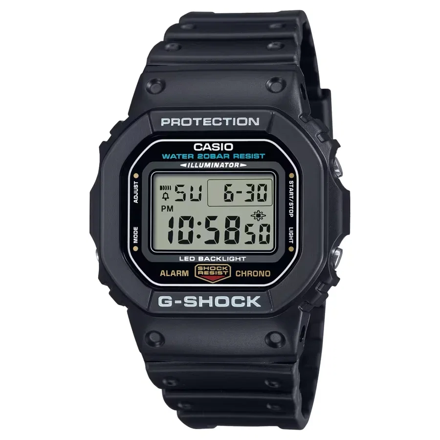 ساعة كاسيو جي-شوك DW-5600UE-1DR الرقمية المقاومة للماء حتى 200 متر 4549526367656