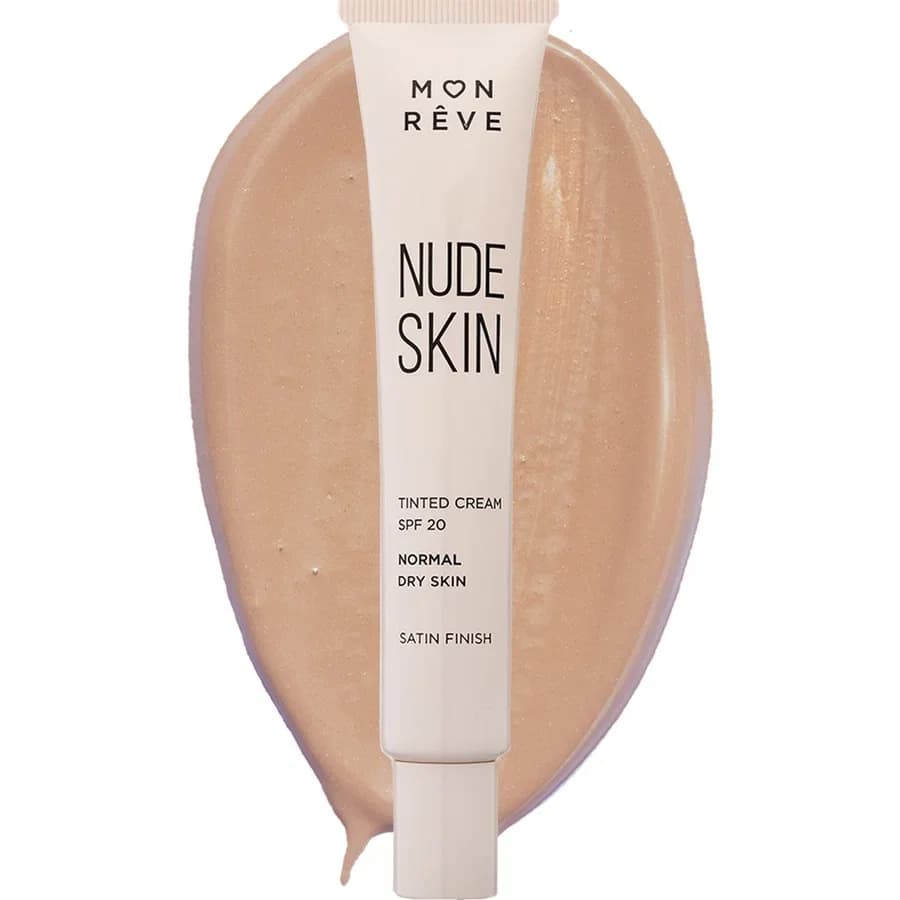 كريم أساس سائل MRV NUDE SKIN DRY NORM. No. 102 - 5201641751190