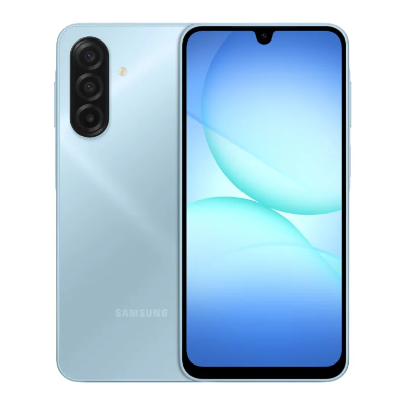 هاتف سامسونج Galaxy A17 الذكي - 6 جيجابايت رام، 128 جيجابايت تخزين، أزرق فاتح - 200007945