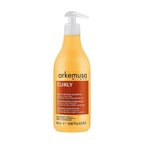 ARKEMUSA CURLY MOISTURISING SHAMPOO FOR CURLY AND WAVY HAIR 500ML-شامبو اركيموزا كيرلي المرطب للشعر المجعد والمتموج 500مل