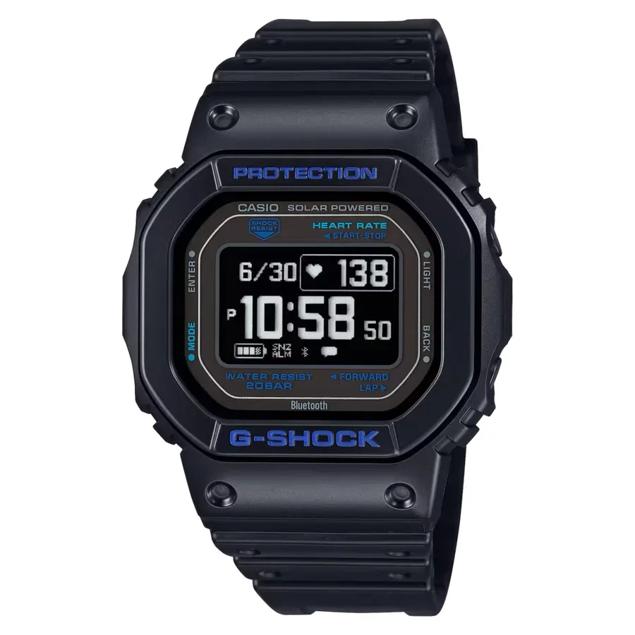 ساعة يد رقمية عالية الوضوح مقاومة للماء حتى عمق 200 متر DW-H5600-1A2DR