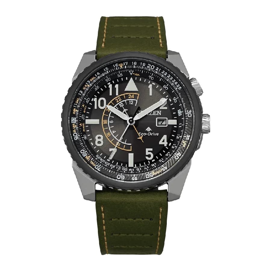 ساعة يد رجالية CITIZEN Promaster Eco-Drive BJ7138-04E بتصميم متين ومزايا متعددة
