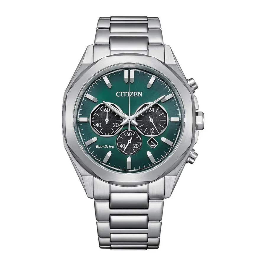 ساعة كرونوغراف رجالية بتقنية Eco-Drive من سيتيزن CA4590-81X