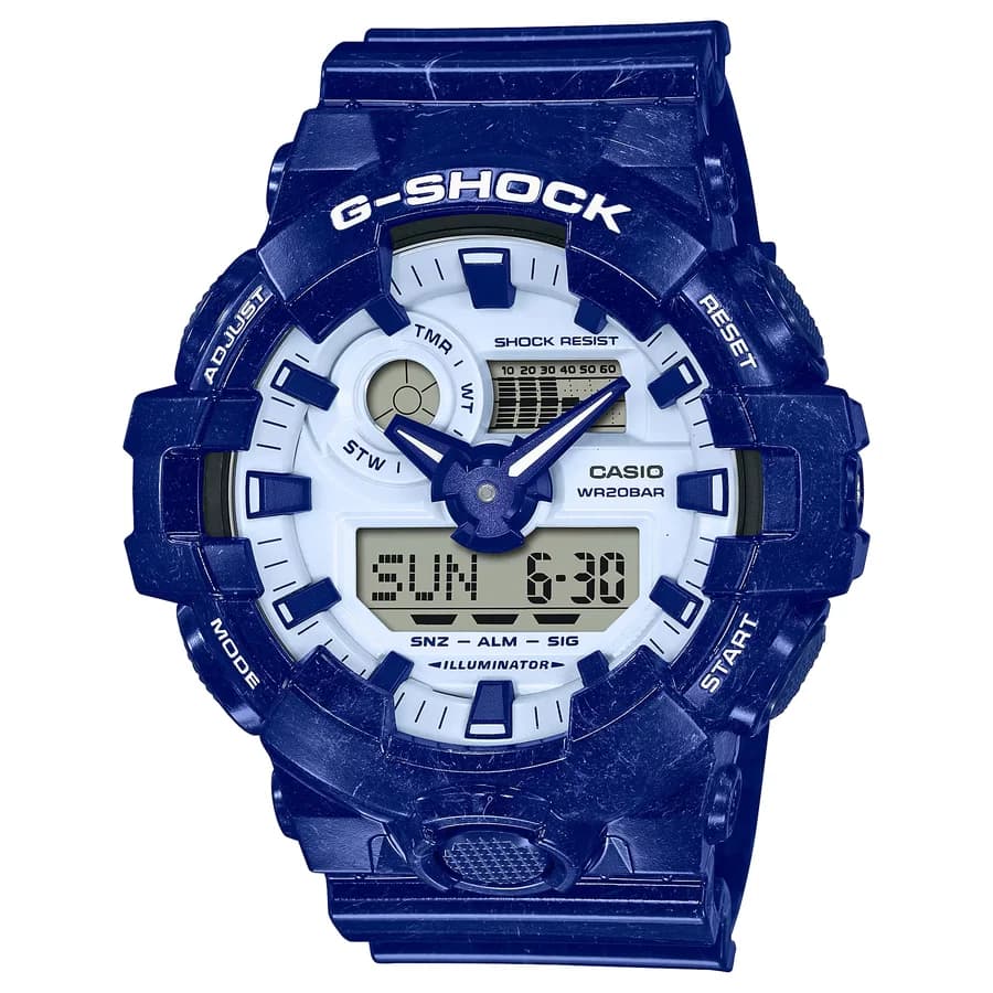ساعة يد رجالية G-Shock GA-700BWP-2ADR