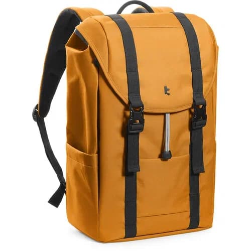 حقيبة ظهر Tomtoc VintPack-TA1 للابتوب بحجم 15.6 بوصة وسعة 22 لتر - لون أصفر - 1248