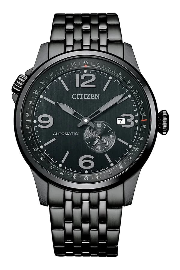 ساعة يد أنيقة أوتوماتيكية ميكانيكية من CITIZEN موديل NJ0147-85E