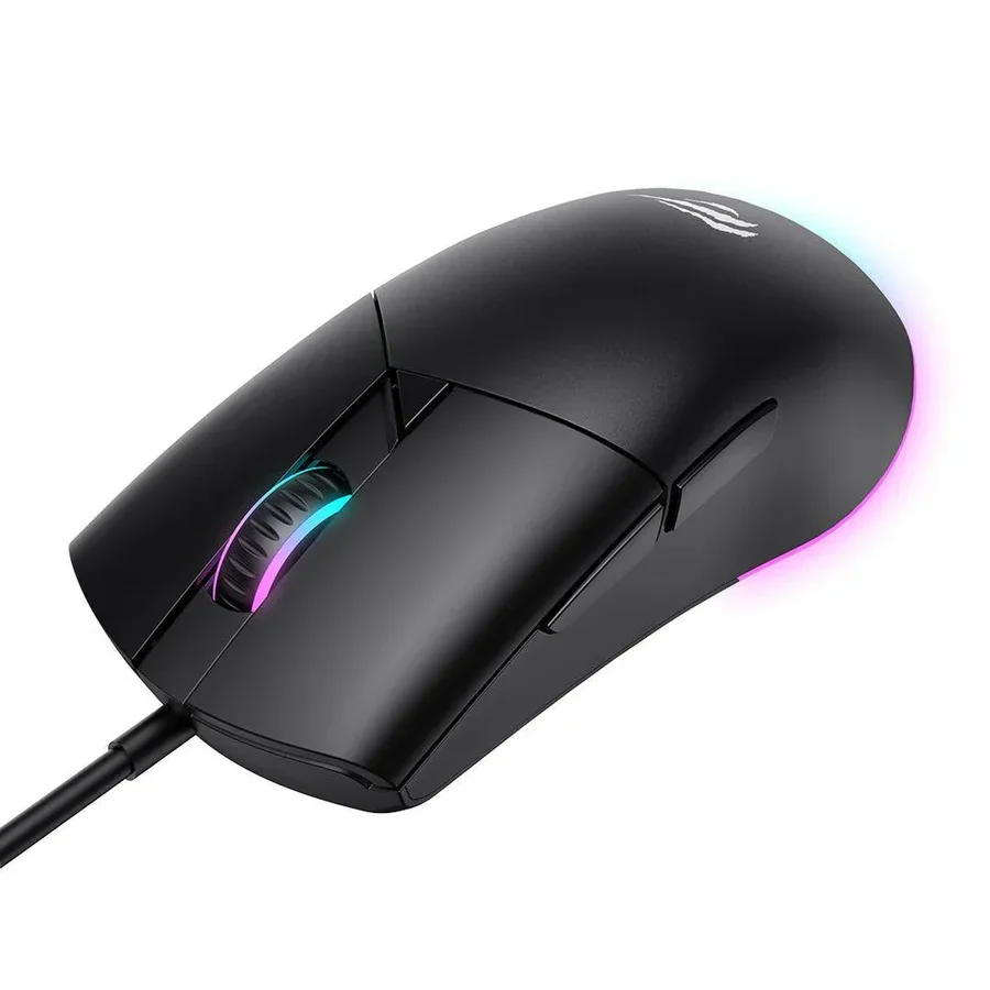 ماوس الألعاب السلكي Havit MS1038 مع إضاءة RGB - MS1038-black
