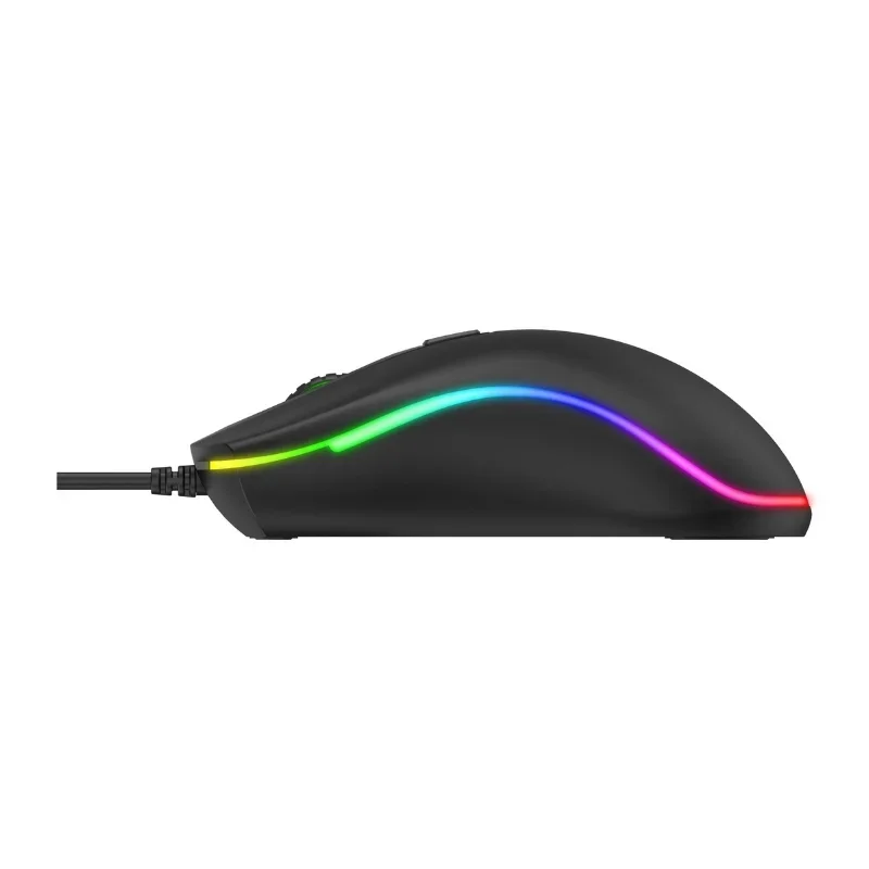 ماوس ألعاب Havit MS72-black مع إضاءة RGB ودقة تصل إلى 4800 DPI