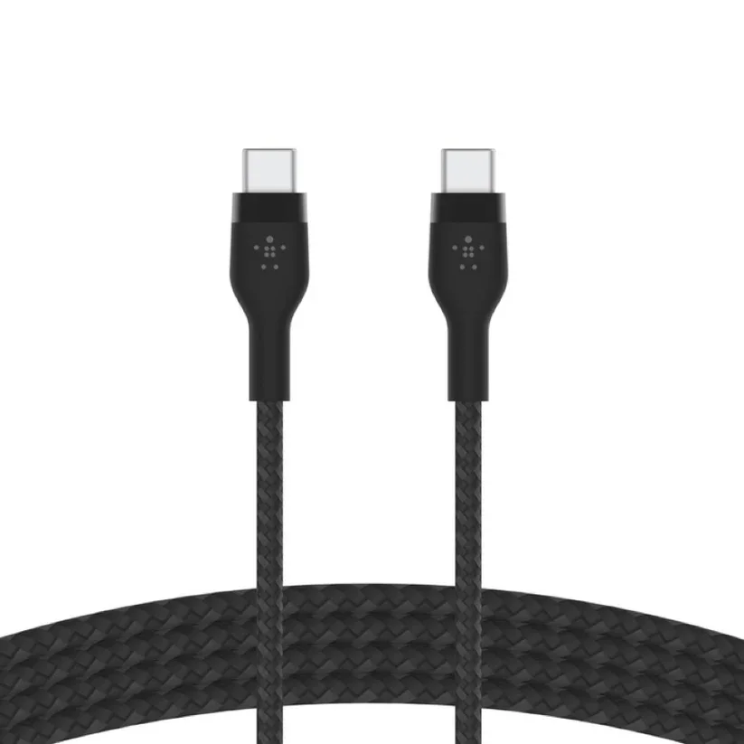 كيبل شحن بلكين بوست تشارج برو فليكس USB-C إلى USB-C بطول 1 متر - أسود 2467
