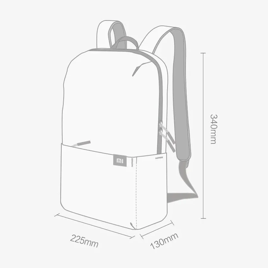 حقيبة ظهر كاجوال من شاومي - Mi Casual Daypack (Bright Blue) - 6934177706110 — 3