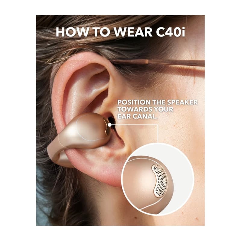 سماعات أنكر ساوندكور C40i بتصميم مفتوح - ذهبي A3331HB1