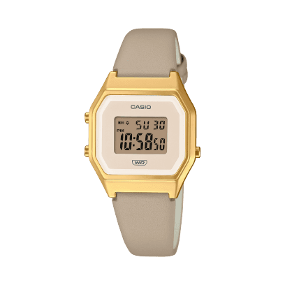 ساعة كاسيو LA680WEGL-5DF بتصميم كلاسيكي وعصري للجنسين