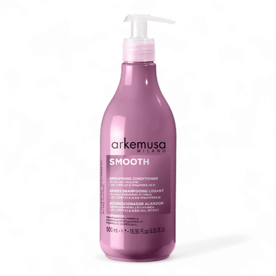 [HCARKCON01020] ARKEMUSA SMOOTH SMOOTHING CONDITIONER FOR UNRULY AND FRIZZY HAIR 500ML-بلسم اركيموزا سموذ سموذينك للشعر المتجعد والمتطاير 500مل