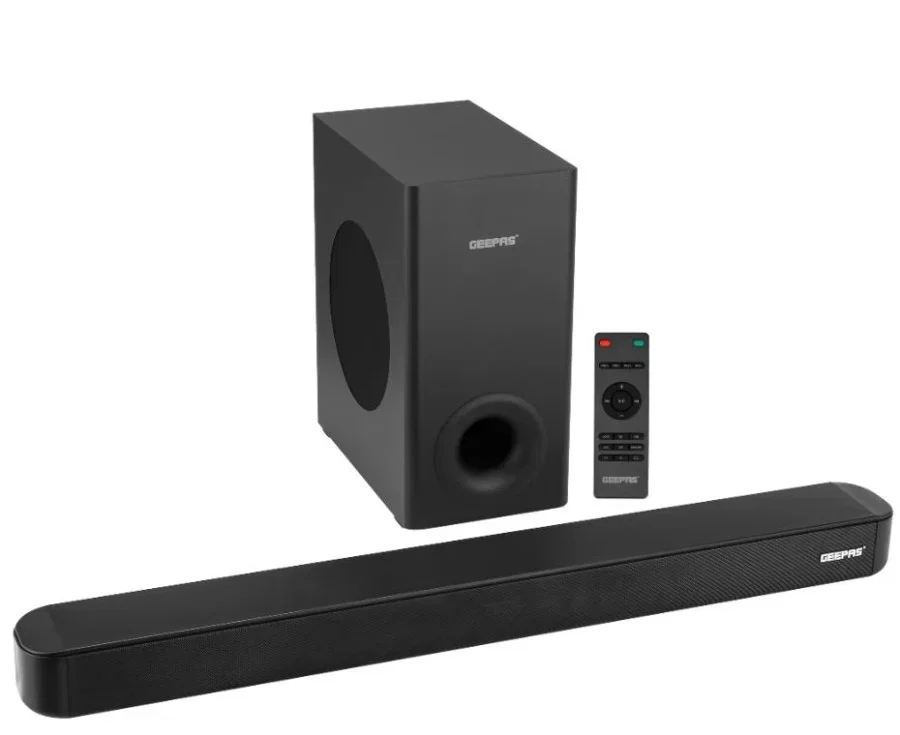 مكبر صوت لاسلكي GEEPAS SOUND BAR-4 مع USB وبلوتوث وFM - 6294015555905