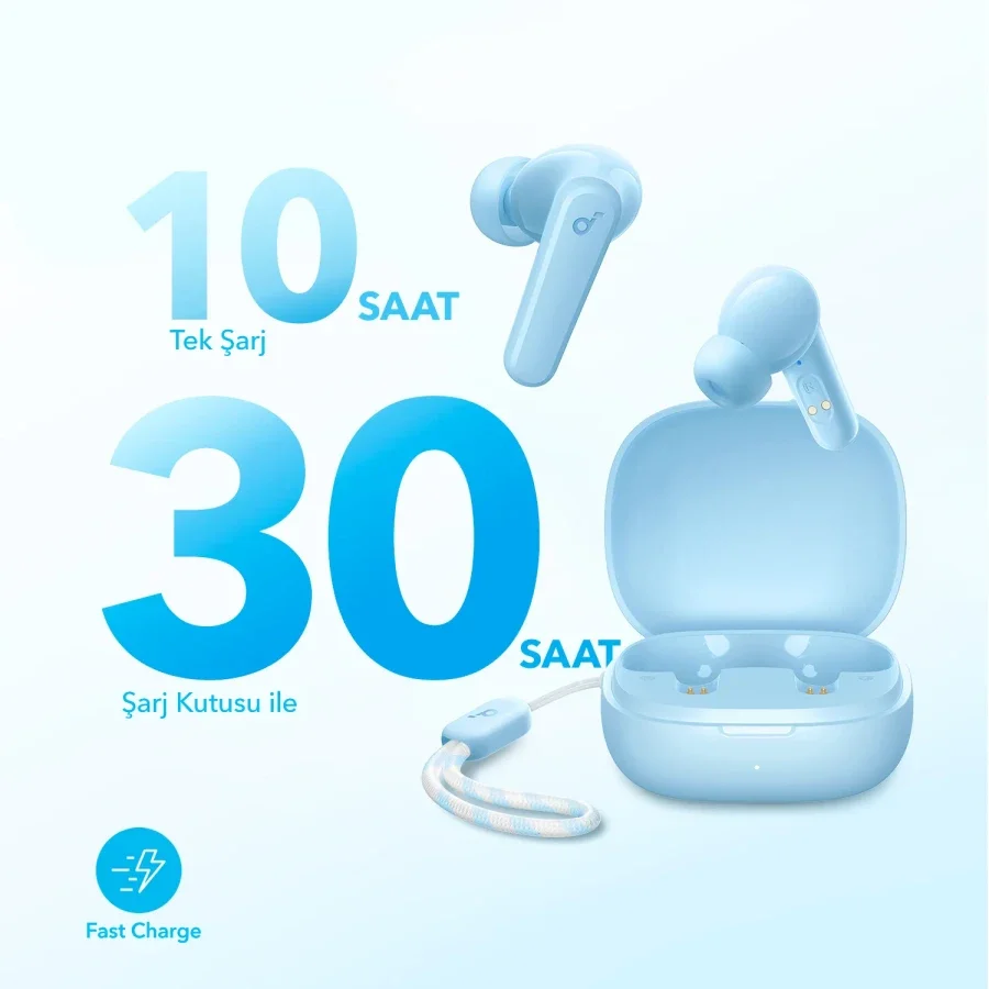 سماعات بلوتوث أنكر ساوندكور R50i بلون أزرق فاتح - 5981