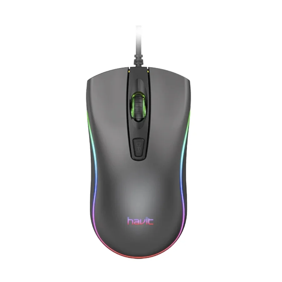 ماوس العاب Havit MS72 سلكي مع إضاءة RGB - 6199