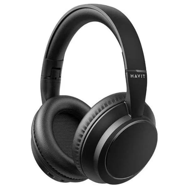 سماعة بلوتوث حول الأذن هافيت H619BT-BE مع صوت عالي الجودة وتصميم مريح